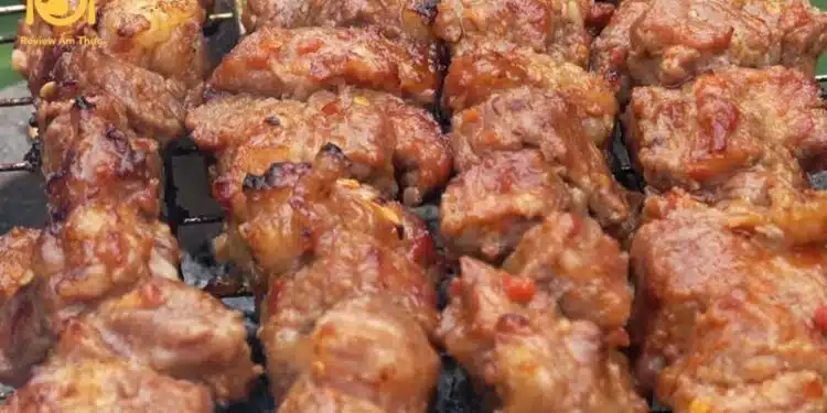 Bí quyết làm bò nướng sa tế mềm ngon, đậm đà tại nhà 8 bò nướng sa tế