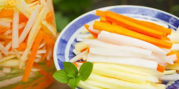 Cách làm đồ chua ăn bún thịt nướng - Bí mật cho món ăn hấp dẫn 6 Cách làm đồ chua ăn bún thịt nướng