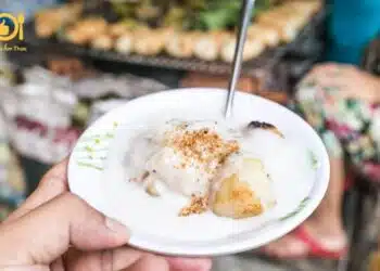 chè chuối nướng