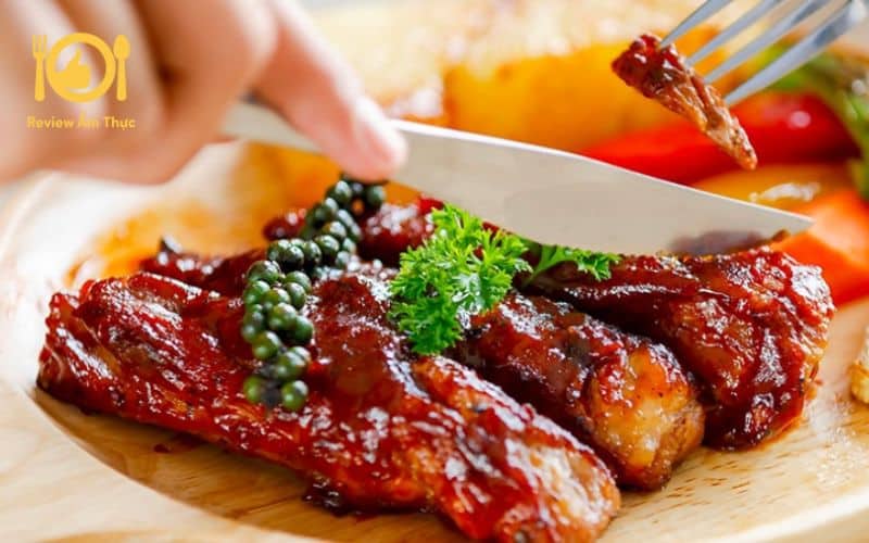 dẻ sườn bò nướng bbq