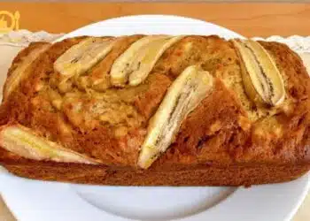 làm bánh chuối nướng bằng bột mì