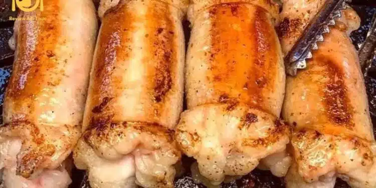 Hướng dẫn cách làm món lòng bò mỡ nướng Hàn Quốc ngon nhất 6 lòng bò mỡ nướng