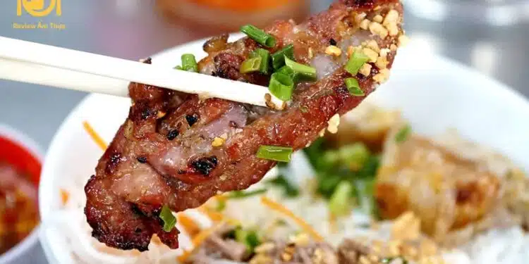 bún thịt nướng