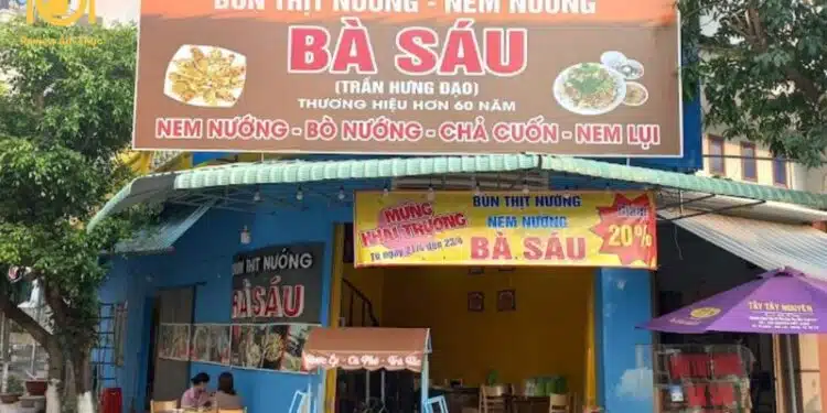 Review bún thịt nướng bà Sáu - Thiên đường ẩm thực tại Quy Nhơn 5 Review bún thịt nướng bà Sáu - Thiên đường ẩm thực tại Quy Nhơn