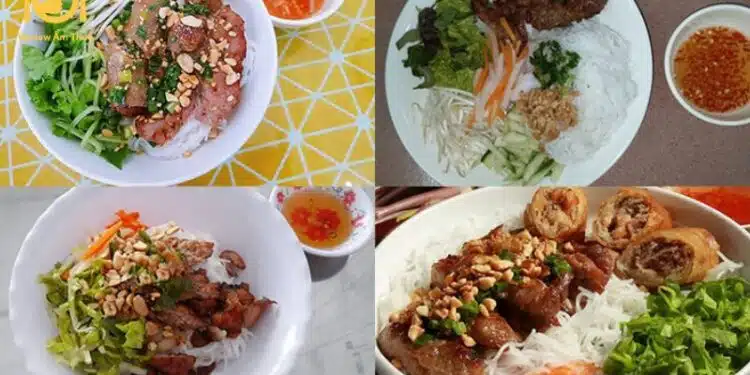 Review top 4 quán bún thịt nướng Bình Thạnh đông khách nhất 5 bún thịt nướng bình thạnh