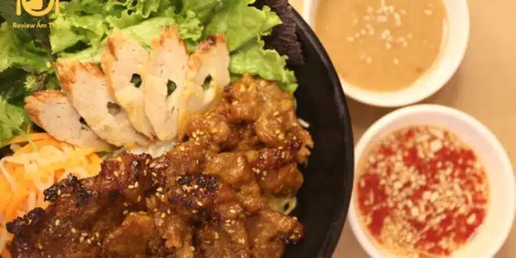 Review quán bún thịt nướng Dì Cẩm - Hương vị ẩm thực tại Hà Nội