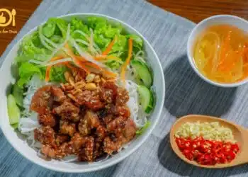 bún thịt nướng hạ long