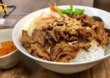 Top 4 quán bún thịt nướng Hoàng Diệu - Ăn một lần là nhớ!
