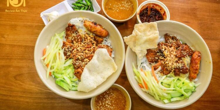 Top 3 quán bún thịt nướng Huế siêu ngon, siêu nổi tiếng 4 bún thịt nướng huế