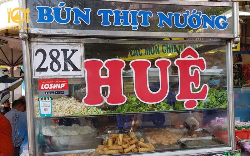 bún thịt nướng huệ