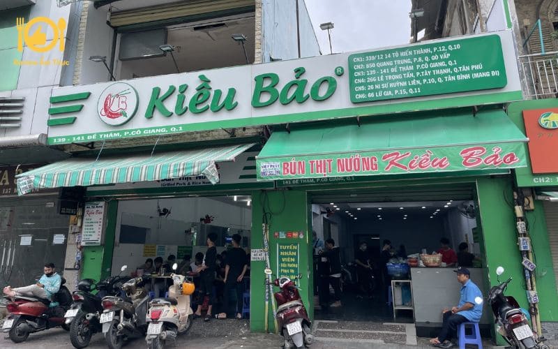 bún thịt nướng kiều bảo đề thám