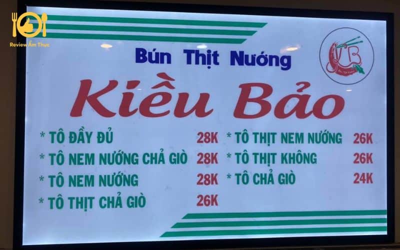 bún thịt nướng kiều bảo ni sư huỳnh liên