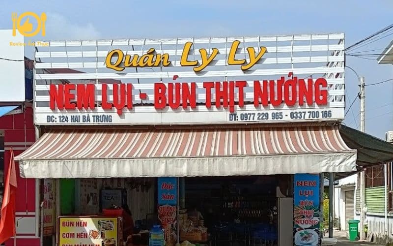 bún thịt nướng ly ly