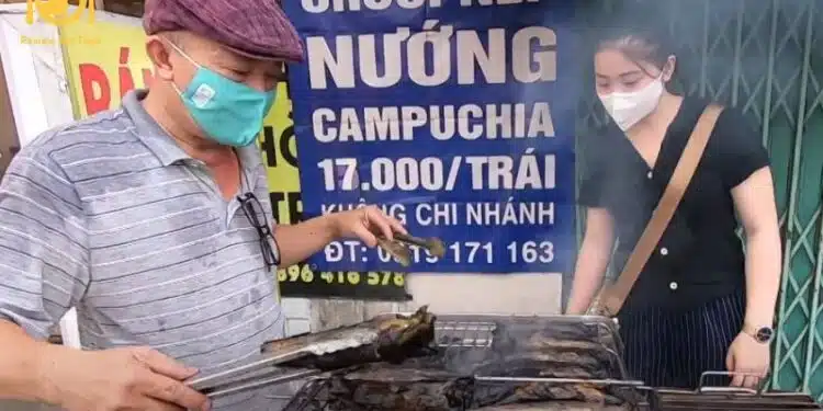 chuối nướng campuchia