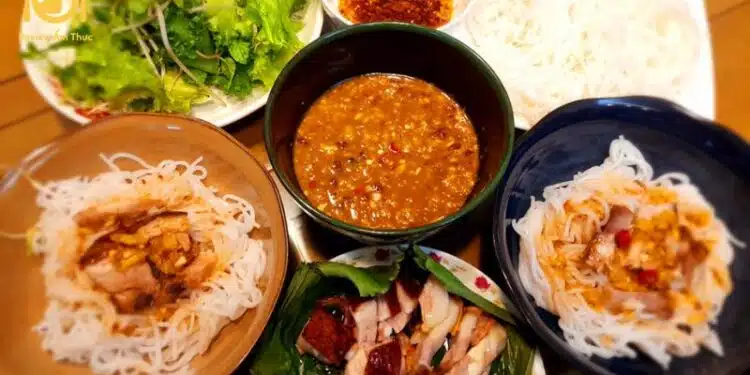 Bí quyết làm món bún thịt nướng mắm nêm thơm ngon chuẩn vị 6 bún thịt nướng mắm nêm