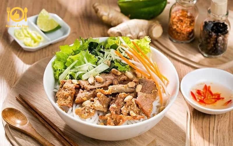 cách làm bún thịt nướng huế