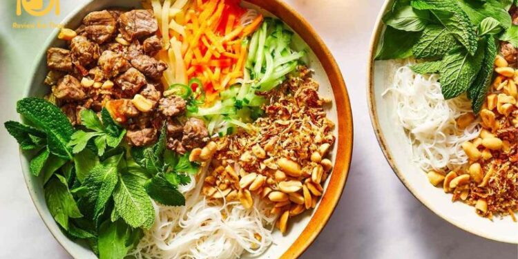 Cách làm bún thịt nướng bằng nồi chiên không dầu đơn giản tại nhà 6 làm bún thịt nướng bằng nồi chiên không dầu