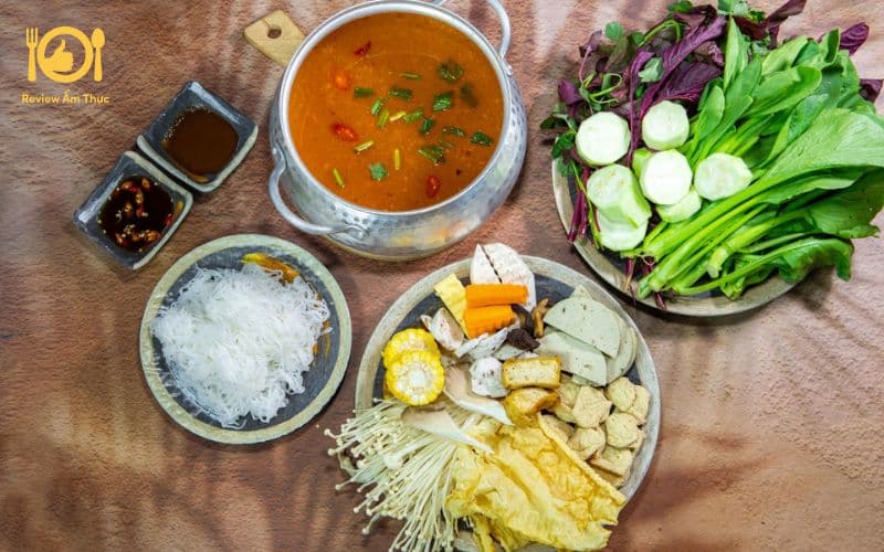lẩu chay hóc môn
