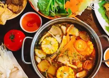 lẩu chay hóc môn