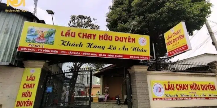 lẩu chay Hữu Duyên