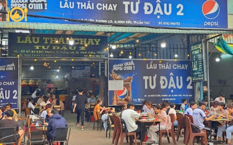 lẩu chay tư đậu