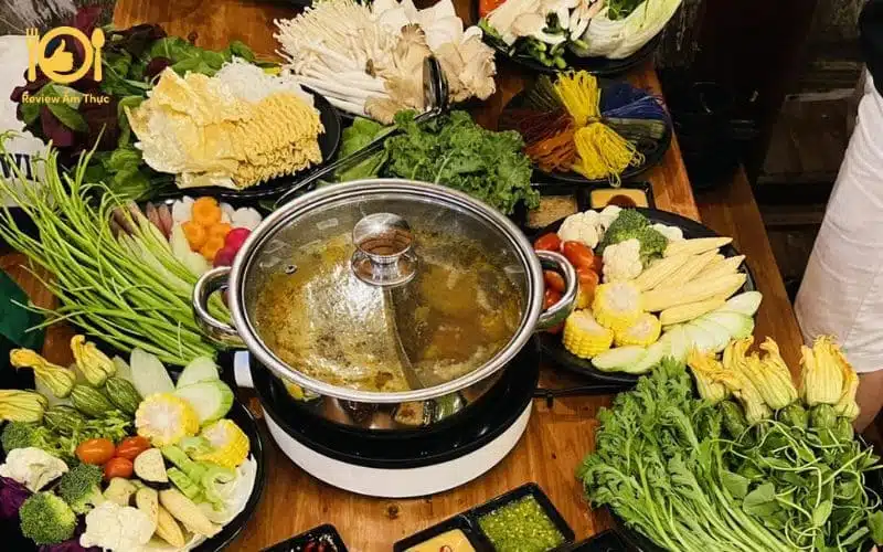 buffet lẩu chay lạc