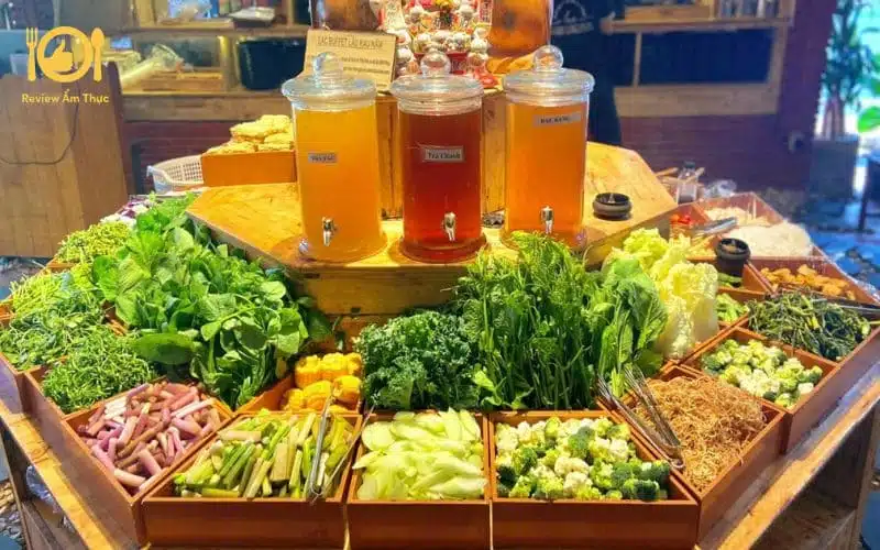 buffet lẩu chay lạc