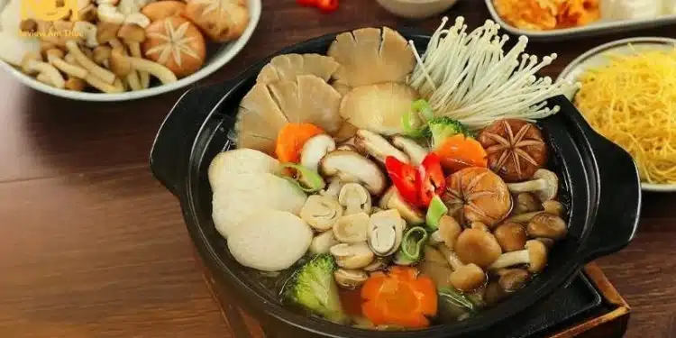 Hướng dẫn cách làm lẩu chua chay thanh đạm 5 lẩu chua chay