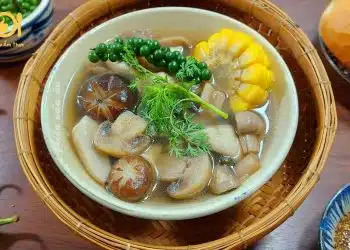 Cách nấu lẩu tiêu xanh chay thơm ngon, ấm bụng cho ngày se lạnh