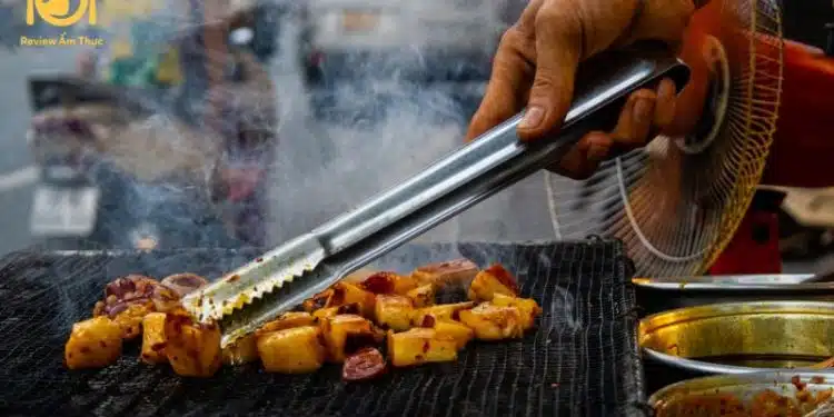 mực lá đại dương nướng