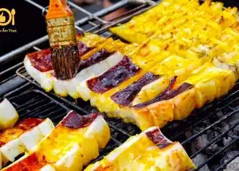 mực xà nướng