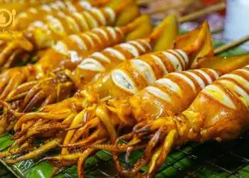 quán mực nướng