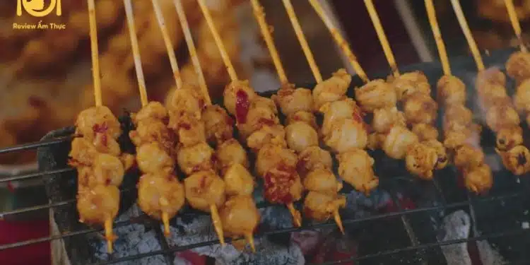 răng mực nướng