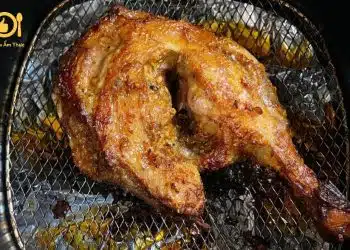 vịt nướng chao bằng nồi chiên không dầu