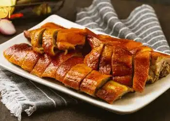 vịt nướng mật ong bằng nồi chiên không dầu