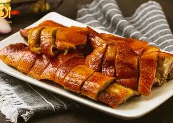 vịt nướng muối ớt bằng nồi chiên không dầu
