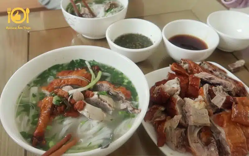 bún vịt nướng