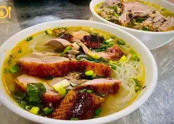 bún vịt nướng
