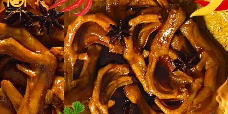 chân vịt nướng