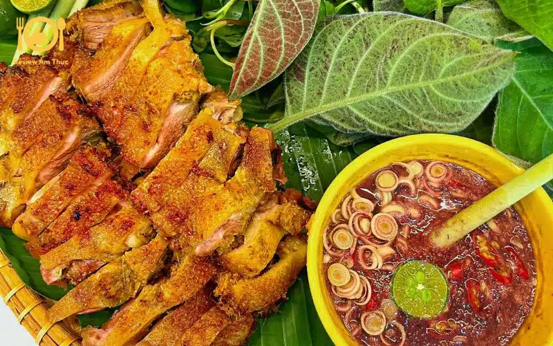 vịt nướng giả cày