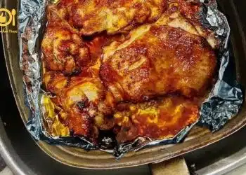 vịt nướng ngũ vị hương bằng nồi chiên không dầu