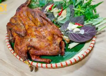 vịt trời nướng