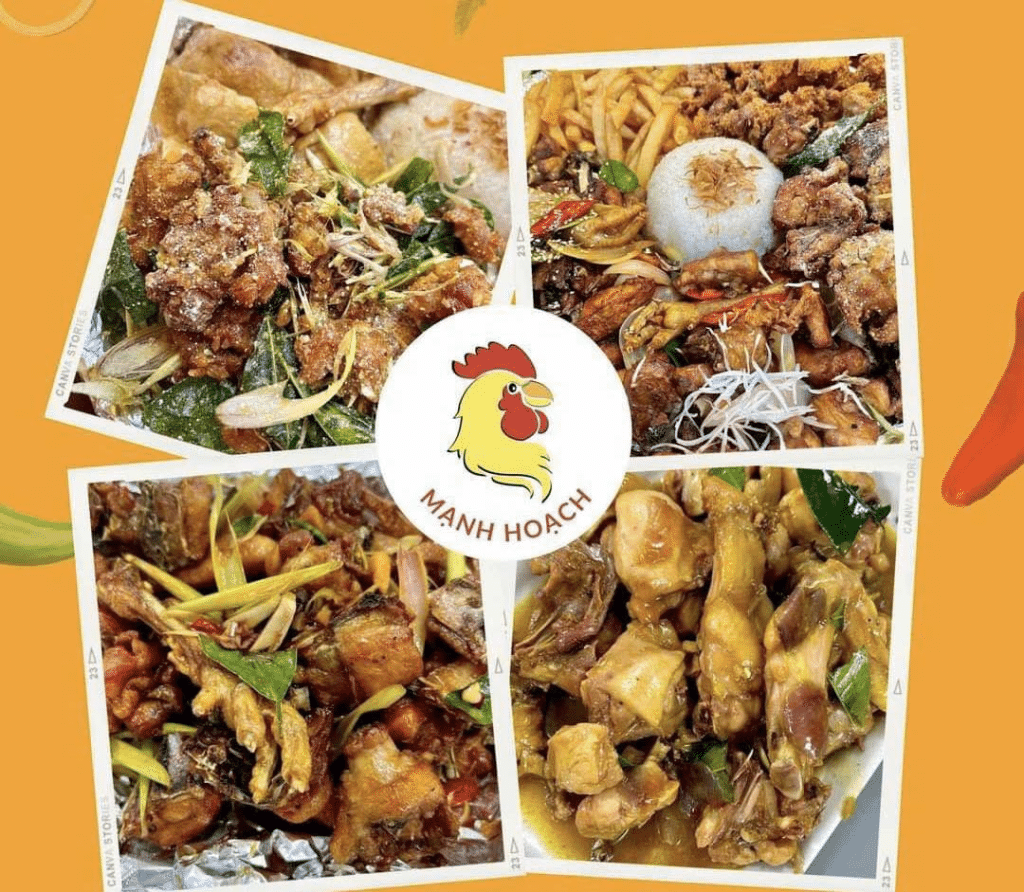lẩu gà lá é