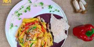 Hướng dẫn cách làm mì Quảng trộn chay thanh đạm, dễ làm tại nhà 13 mì quảng trộn chay