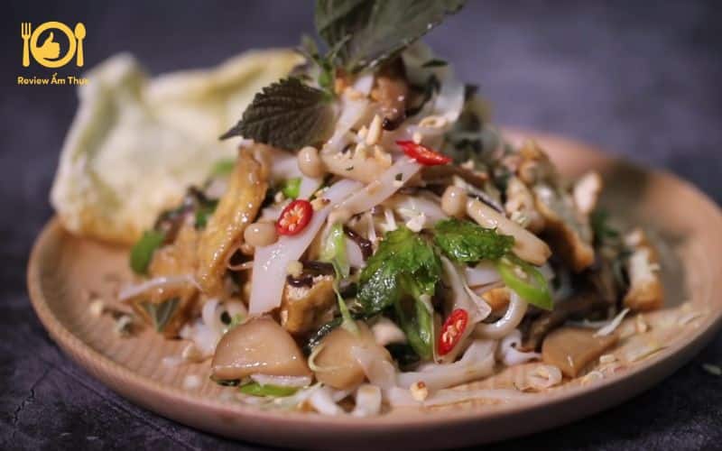 mì quảng trộn chay