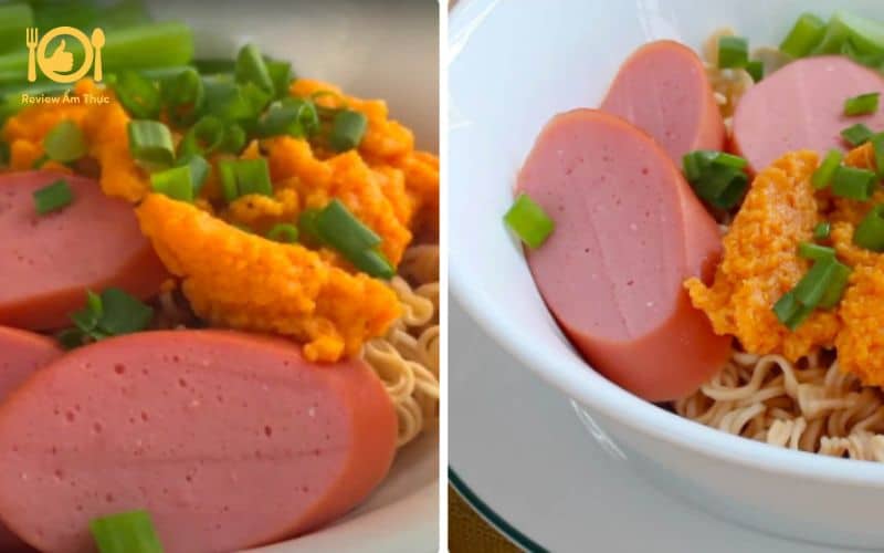 mì trộn trứng muối