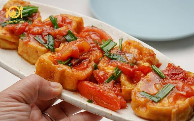 đậu hũ sốt cà chua