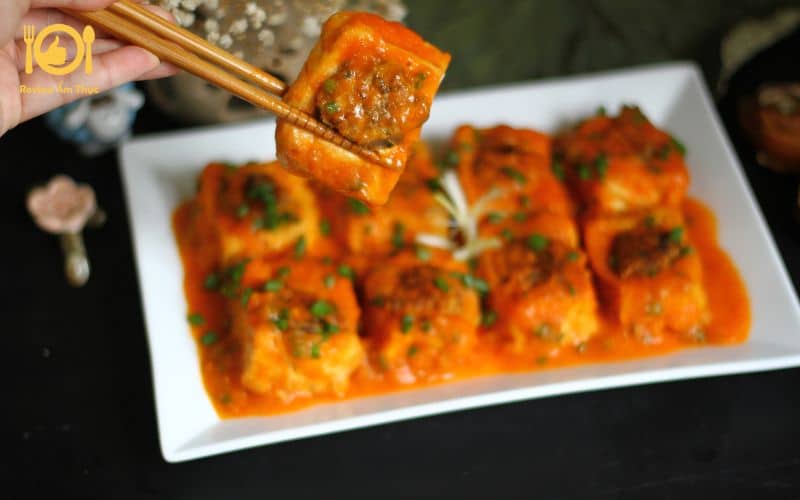 đậu hũ sốt cà chua
